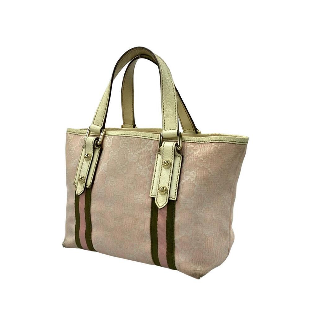 Gucci Bag Canvas Tote GG Shelly